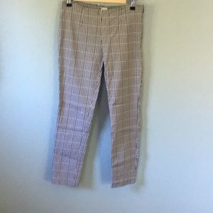 Check Cigarette Pants